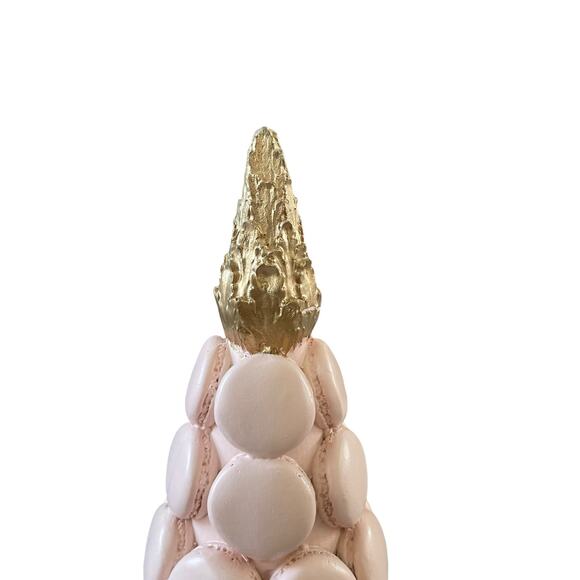 Peppermint Square Pink Ombre Macaron Tree 18in Resin Chic Holiday Decor NEW - Picture 10 of 11